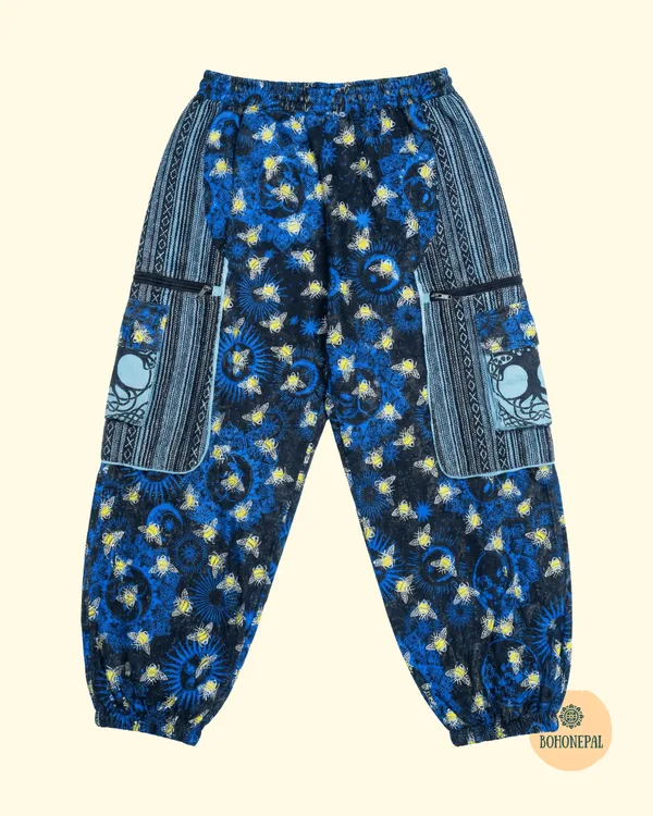 Print Cargo Harem trowsers