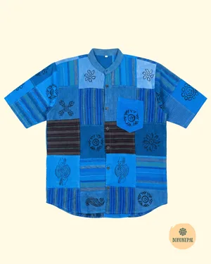 Handmade Cotton Patchwork Shirt
