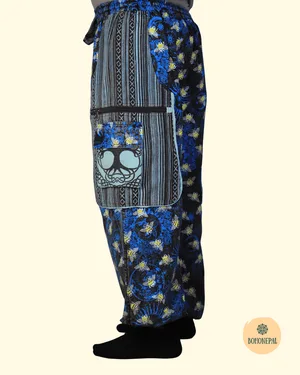 Print Cargo Harem trowsers