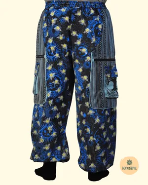 Print Cargo Harem trowsers