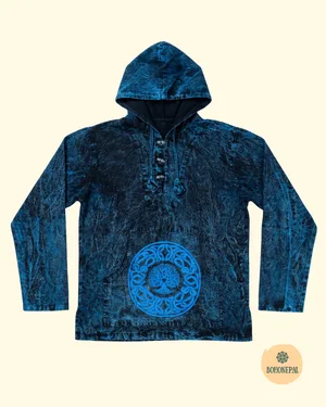 Handmade Acid Wash Hoodie