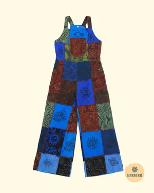 Handmade Patchwork Dungarees