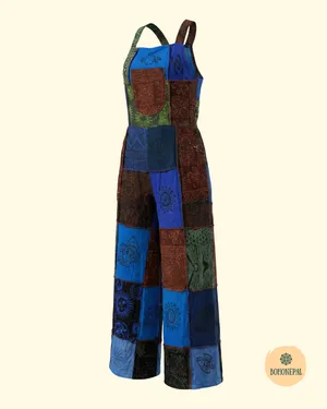 Handmade Patchwork Dungarees